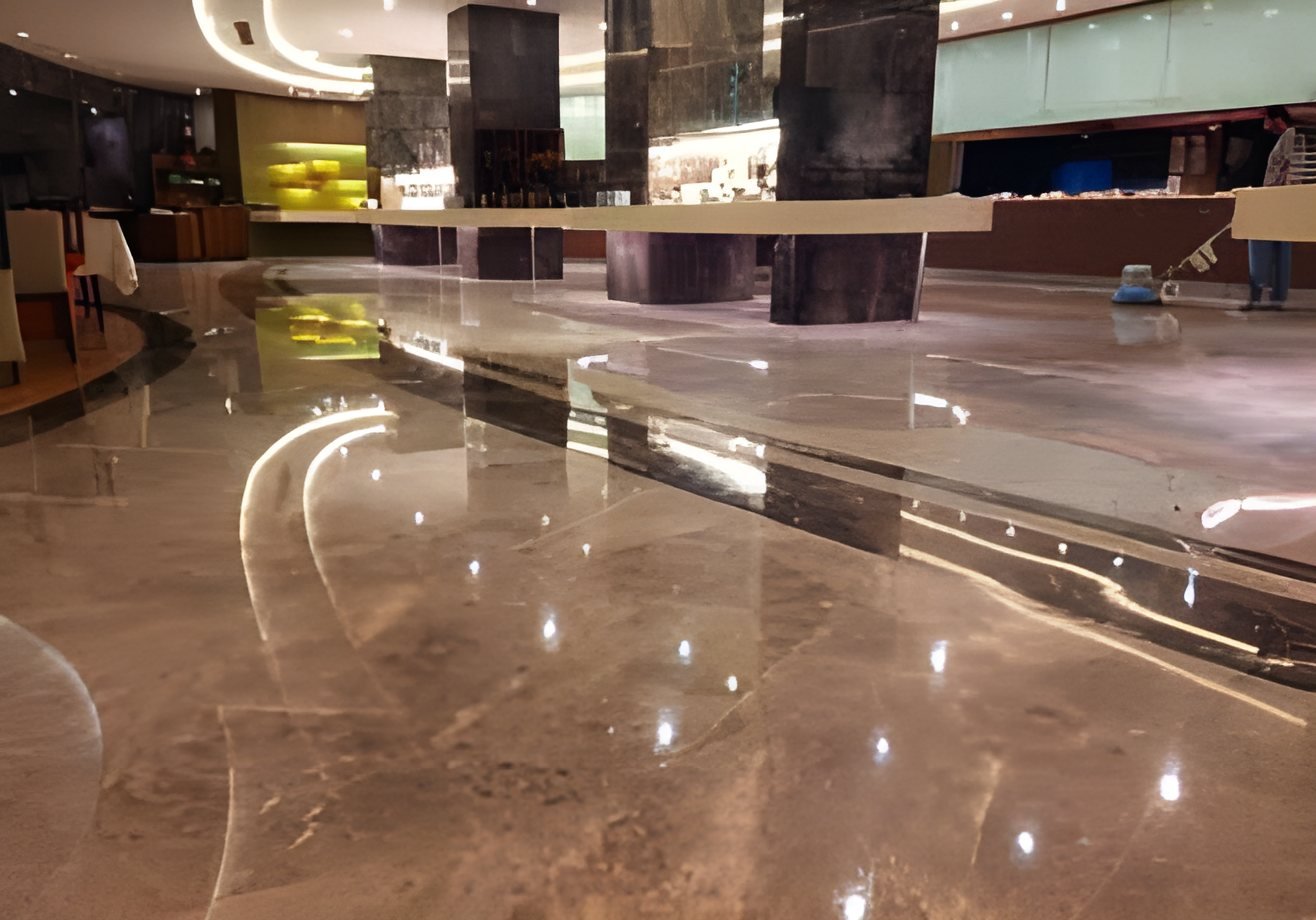 Sensimar Side Resort zemin silim uygulaması